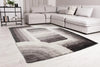 Rug Style 3d ultimate shaggy trellis grey Grey Living Room Geometric Rug.