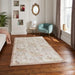 Think Rugs laurence llewelyn bowen tropicana bronze Brown, Beige Living Room Floral Rug.