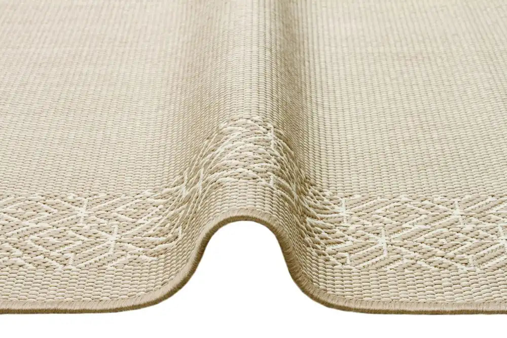 Nourison terrazo trz01 natural Beige Outdoor  Flat Weave Rug.