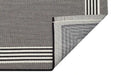 Nourison terrazo trz02 black Black Outdoor  Flat Weave Rug.