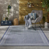 Nourison terrazo trz02 blue Blue Outdoor  Flat Weave Rug.