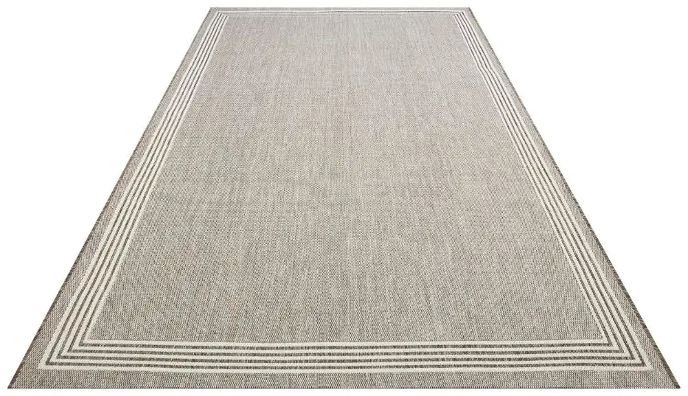Nourison terrazo trz02 earth Beige Outdoor  Flat Weave Rug.