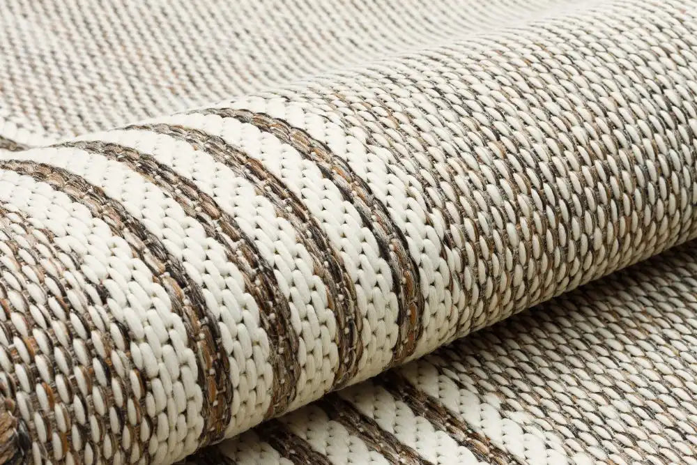 Nourison terrazo trz02 earth Beige Outdoor  Flat Weave Rug.