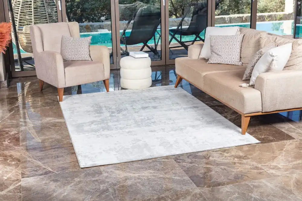 Surya moc victoire 2311 grey Grey Living Room  Rug.