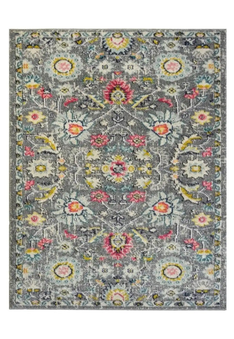 Homemaker villa vintage Multicoloured Living Room Geometric Rug.