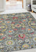 Homemaker villa vintage Multicoloured Living Room Geometric Rug.