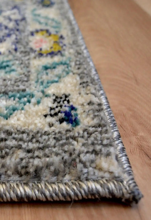 Homemaker villa vintage Multicoloured Living Room Geometric Rug.