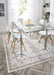 Origins washable soho windsor natural Ivory Living Room Geometric Rug.