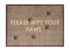 Turtle Mat turtle designs wipe your paws brown Brown, Beige Kitchen  Washable Rug.
