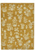 Sanderson sanderson woodland glade gold 146806 Yellow Living Room Wool Rug.