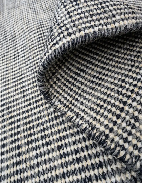 Woven Edge wanderlust yaquina bay Black, Multicoloured, Cream Living Room  Rug.