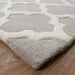 Asiatic artisan sand Beige Living Room Wool Rug.