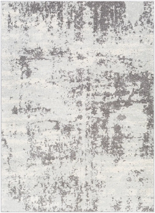 SARAH Abstract Modern Marble White Rug