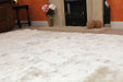 Asiatic whisper ivory Ivory Living Room Shaggy Rug.