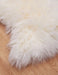 Asiatic sheepskin white sheepskin Ivory Living Room Wool Rug.