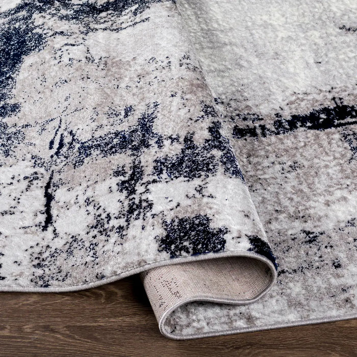 GIULIA Abstract Modern Marble Grey Rug