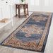 URCO orient urco 8917 navy Blue, Multicoloured, Navy Living Room Moroccan Rug.